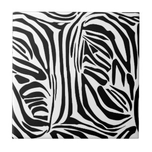 Zebra mönstrad kakelplatta