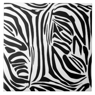 Zebra mönstrad kakelplatta