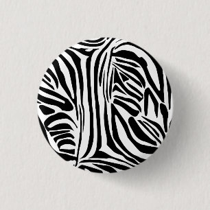 Zebra mönstrad knapp