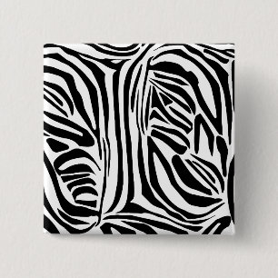 Zebra mönstrad knapp