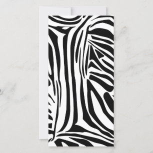 Zebra mönstrad meddelande
