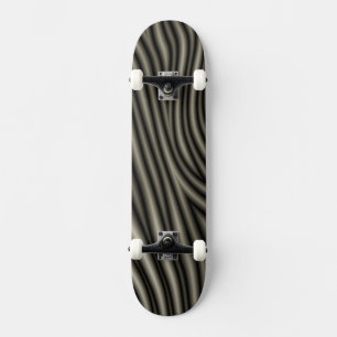 Zebra mönstrad mini skateboard bräda 18,5 cm