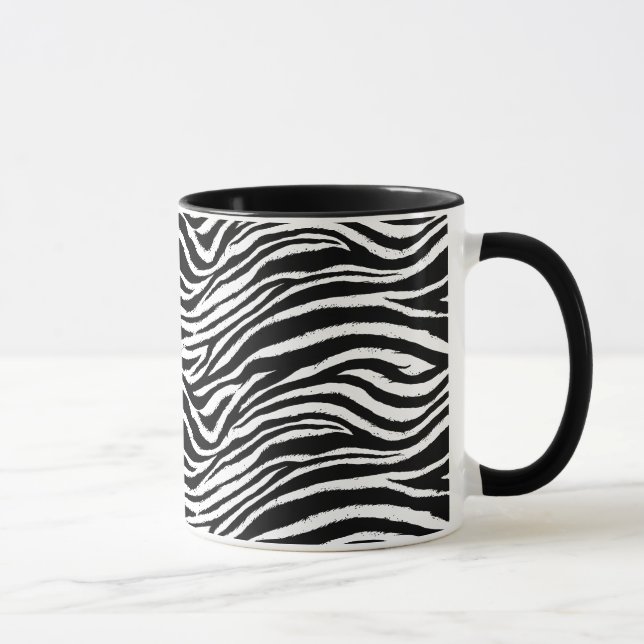 Zebra mönstrad Mugg (Höger)