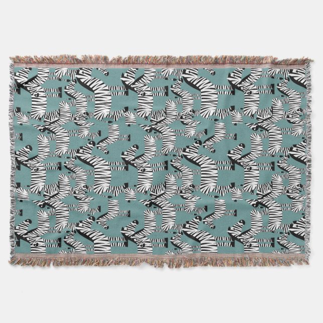 Zebra mönstrad mysfilt (Framsidan)