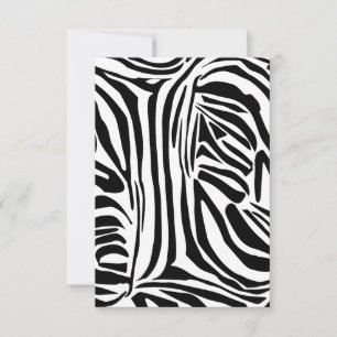 Zebra mönstrad OSA kort