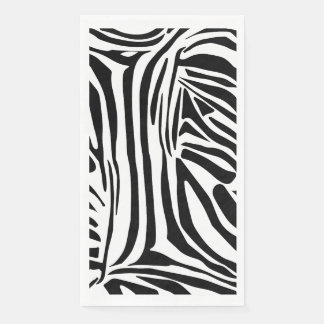 Zebra mönstrad pappersservett