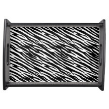 Zebra mönstrad portionmagasin