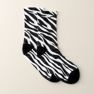 Zebra mönstrad socklar strumpor