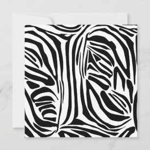 Zebra mönstrad spara datumet