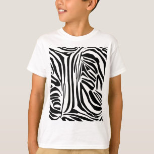 Zebra mönstrad t shirt