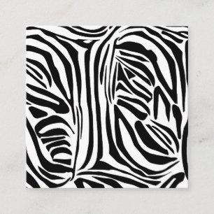 Zebra mönstrad tilläggskort