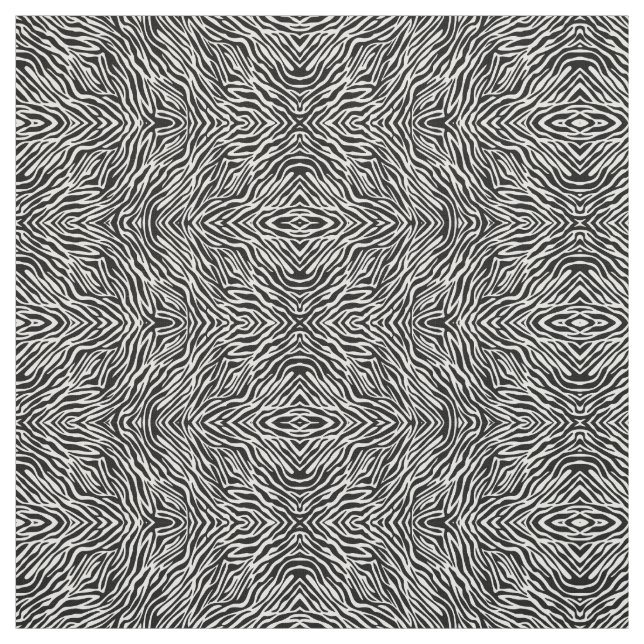 Zebra mönstrad tyg (Provkarta)