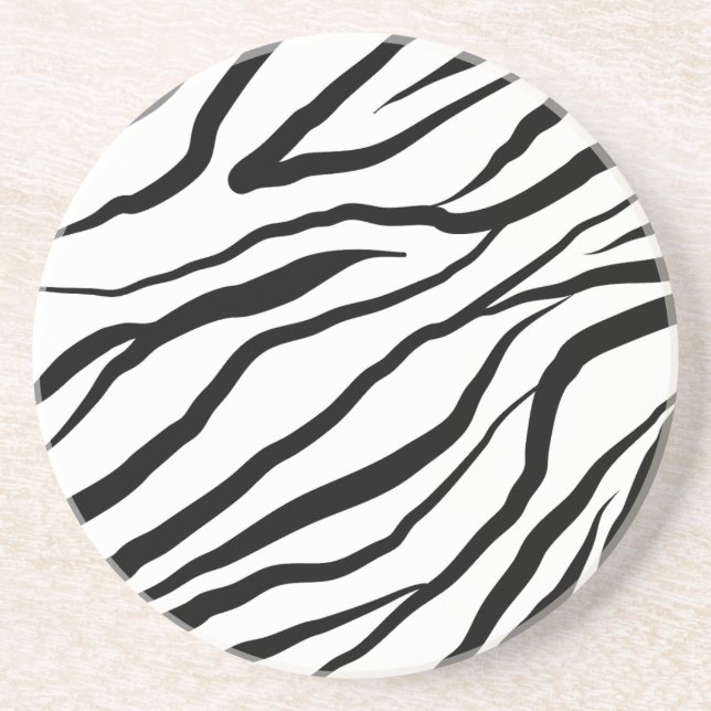 zebra mönstrad utformning av sandsten underlägg (Framsidan)