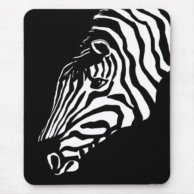 Zebra Mousepad Musmatta (Framsidan)