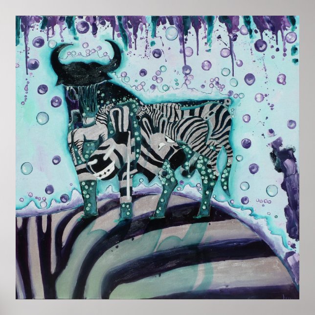 Zebra Move Poster (Framsidan)