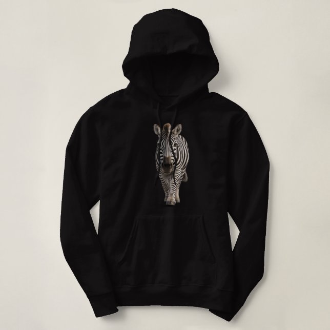 Zebra närmar sig t shirt (Design framsida)