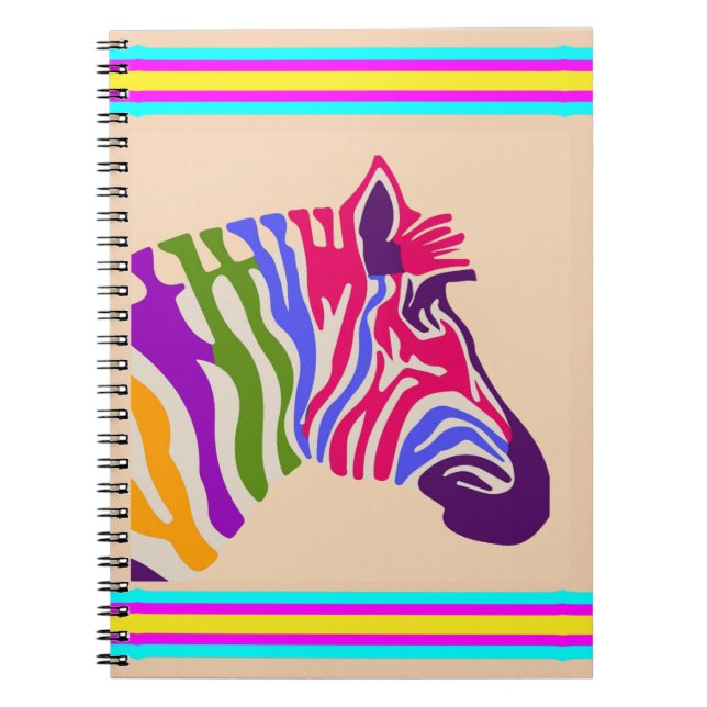 Zebra Notebook Anteckningsbok (Framsidan)