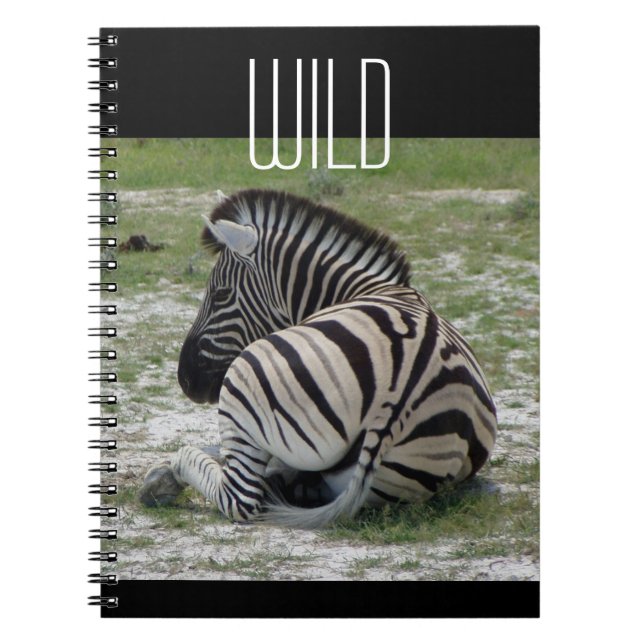 Zebra Notebook Anteckningsbok (Framsidan)
