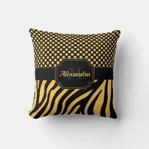 Zebra och Dots Kudde