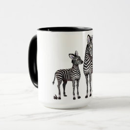 Zebra och Juvenile Baby Mugg