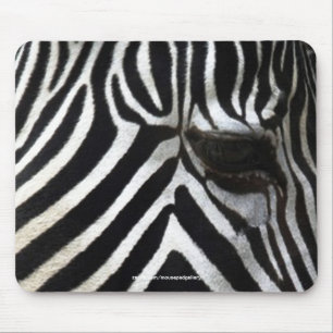 Zebra Öga African Horse Wildlife Mousepad Musmatta
