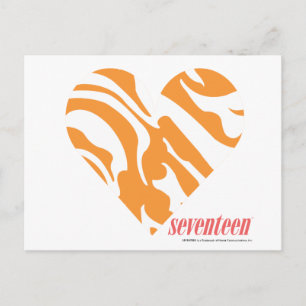 Zebra Orange 2 Vykort