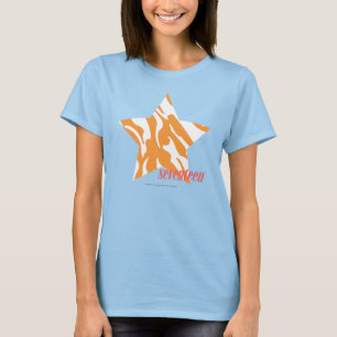 Zebra Orange 3 T Shirt