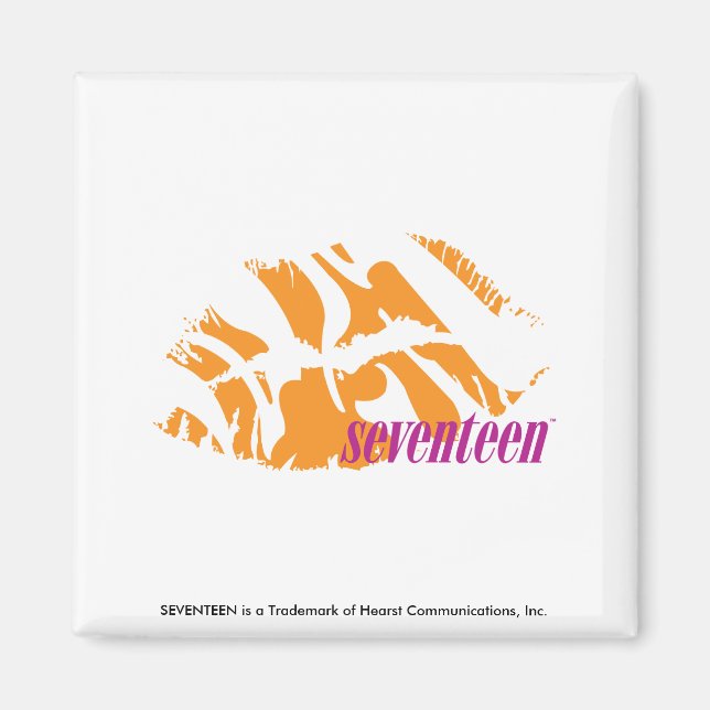 Zebra Orange Magnet (Framsidan)