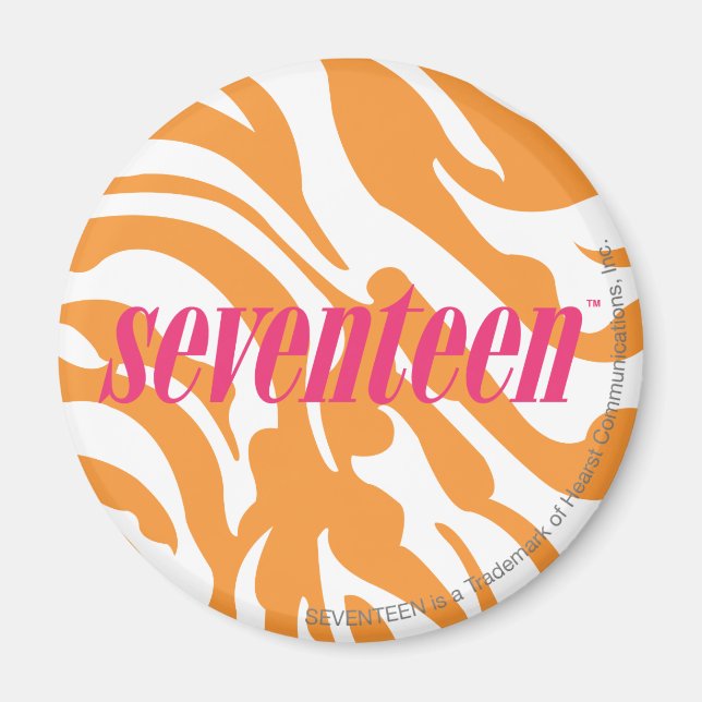 Zebra Orange Magnet (Framsidan)