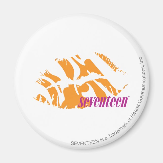 Zebra Orange Magnet (Framsidan)