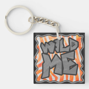 Zebra Orange och White Vild me