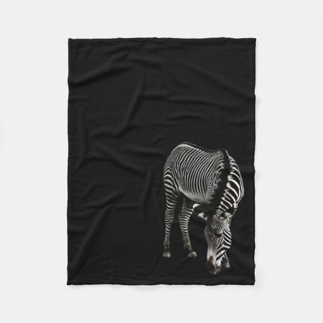 Zebra P4435 Fleecefilt (Framsidan)