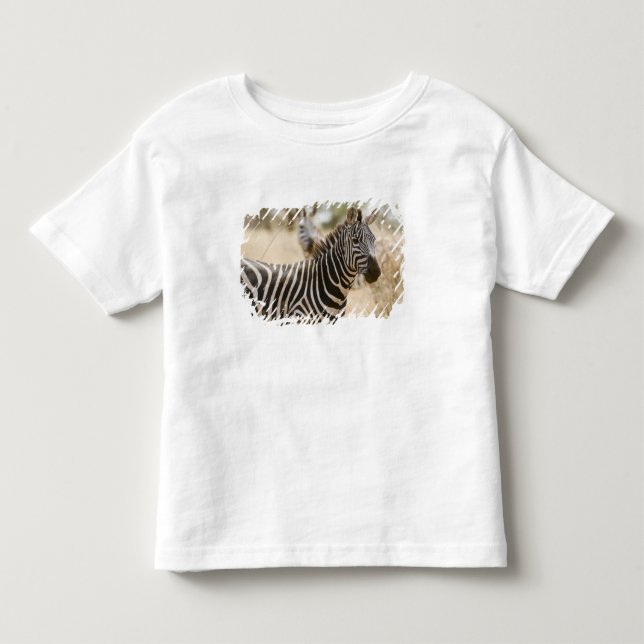 Zebra på Meru National Park, Kenya. T Shirt (Framsida)