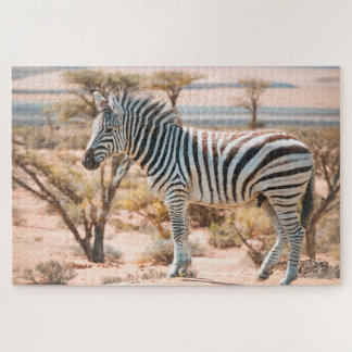 Zebra på Safari Pussel
