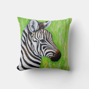 Zebra Painting Kudde