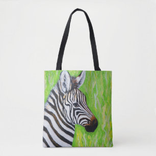 Zebra Painting Tygkasse