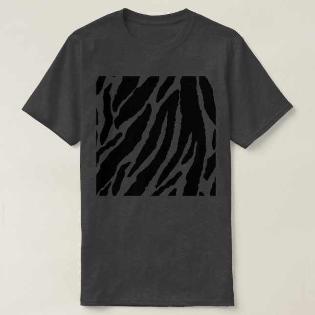 zebra päls djurtryck mönster t shirt (Design framsida)