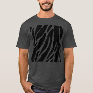 zebra päls djurtryck mönster t shirt