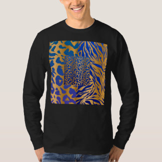 Zebra Panther Cheetah Animal Safari Print T Shirt