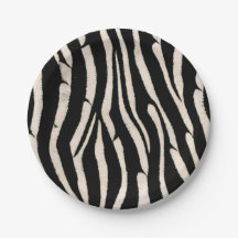 Zebra: Papper Plate