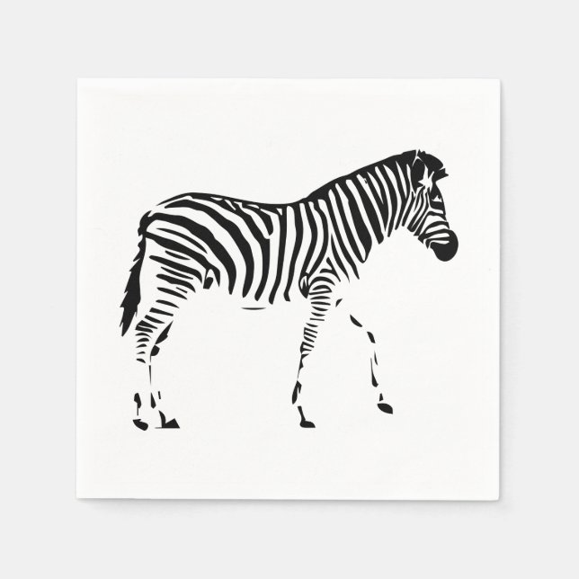 Zebra Pappersservett (Framsidan)