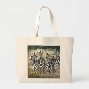 Zebra Party Jumbo Tygkasse