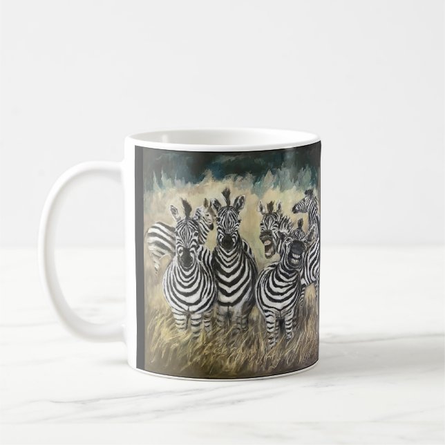 Zebra Party Kaffemugg (Vänster)