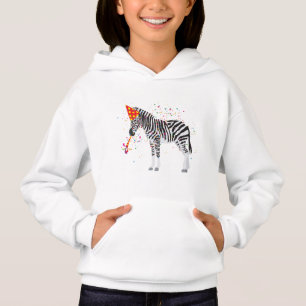 Zebra Partying - Djur med Party T Shirt