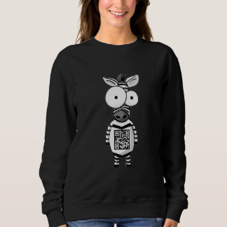 Zebra  Pattern Barcode Message T Shirt