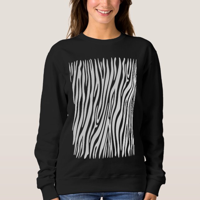 Zebra Pattern Carnival Costume Zebra Stripes Fancy T Shirt (Framsida)
