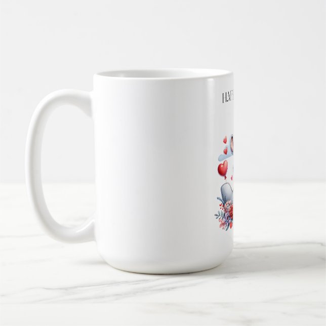 Zebra Plan Födelsedag Kaffemugg (Vänster)