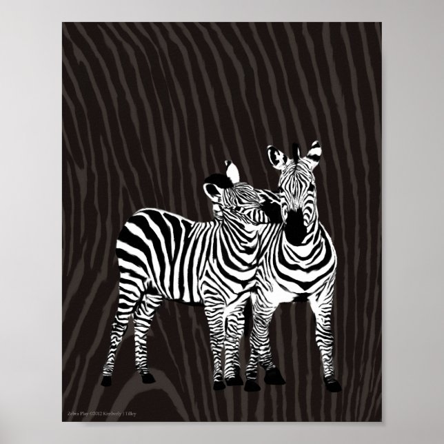 Zebra Play Poster (Framsidan)