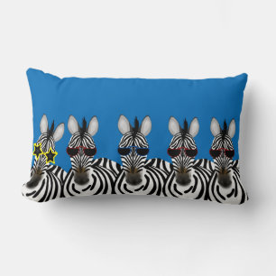 Zebra Polyester Lumbar Dekorativ kudde