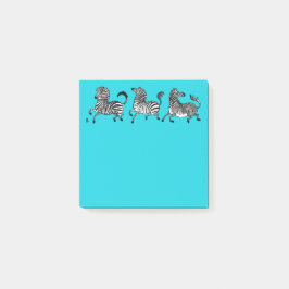 Zebra Post-it Notes Block
